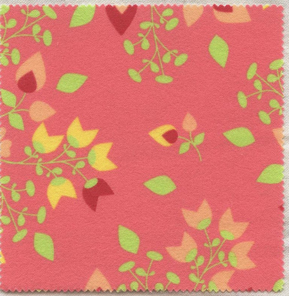 10" pre-cut Sunshine Bouquets Florals Flamingo Square, SKU# 29220-13F