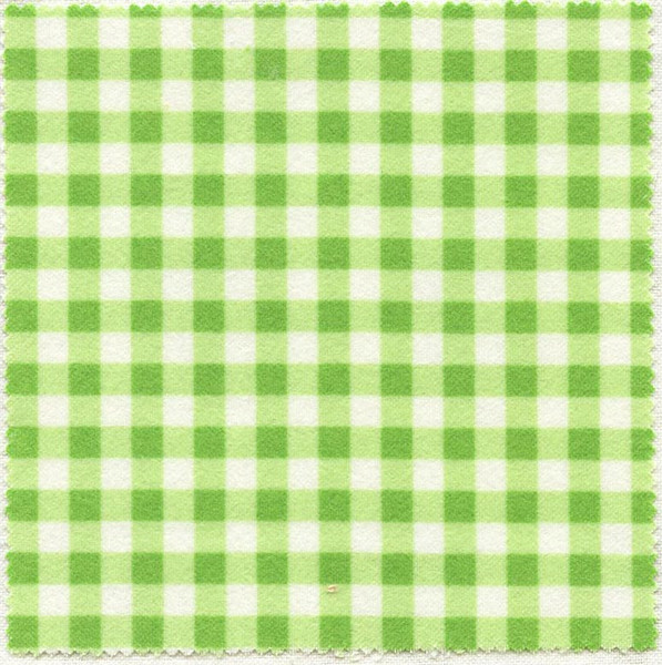 10" pre-cut Sunshine 10" pre-cut Sunshine Gingham Checks Leaf Green Square, SKU# 29224 18F