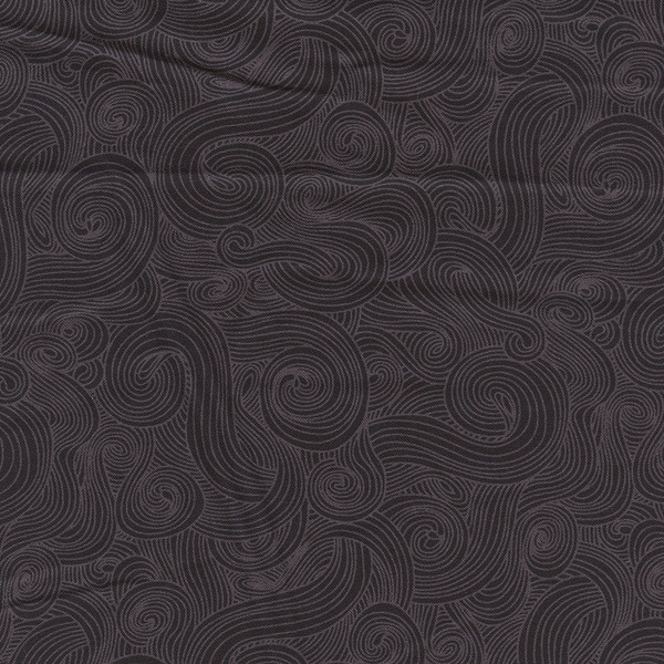 Black Tone-on-Tone Swirls
