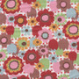 CUTIE PIE - Geometric Flowers on Pink