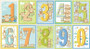 Little Monkey Block Panel by Sharon Kropp for Blend Fabrics, SKU# 102.101.07.1