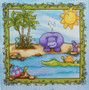 Jungle Baby Block Panel by Lakeside Designs for Studio e Fabrics, SKU# 5785-11