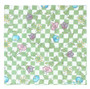 Hatfield Reunion Sage Floral Checkerboard - 8 1/2" Sq