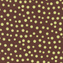 LILY POND Yellow Polka Dots on Brown