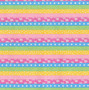 Rainbow Unicorns Pastel Flower Stripe  Coordinate by Fabric Traditions, SKU# 16441-B