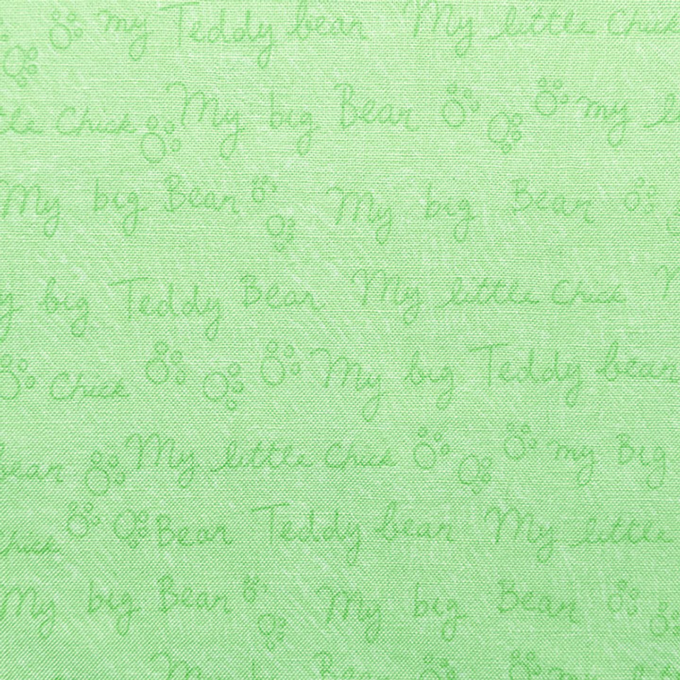 Cutie Pie  Beary Cute Descriptive Words on Lt. Green