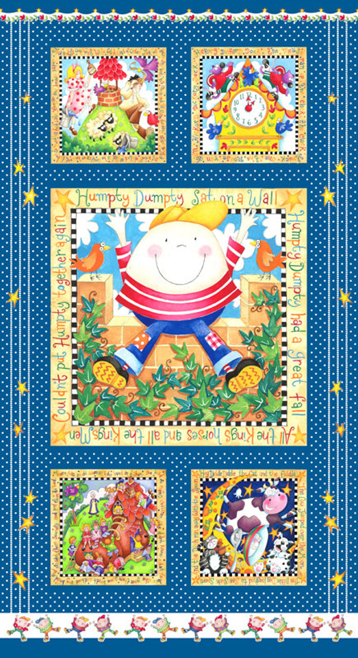Storytime Rhymes Blocks Panel Blue