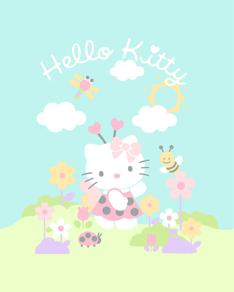 Hello Kitty Aqua Panel Hello Kitty Aqua Panel