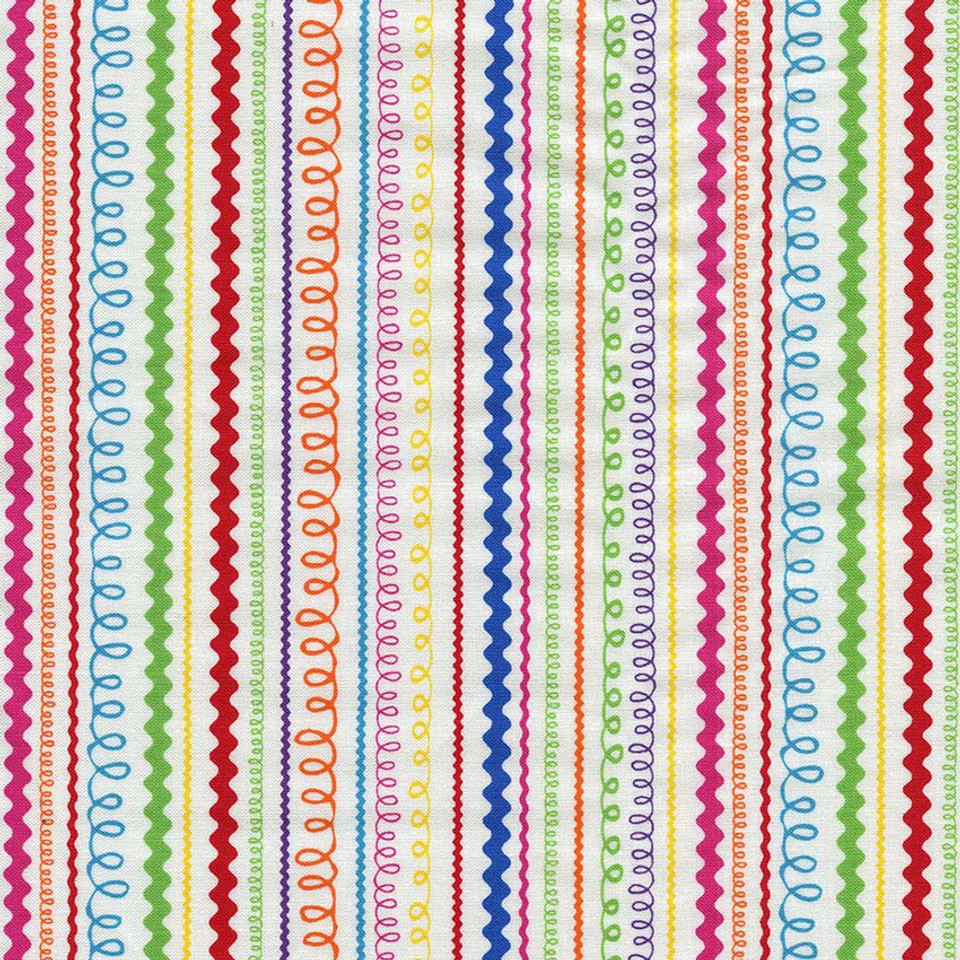 Turtle Talk Rainbow Zigzag Stripe