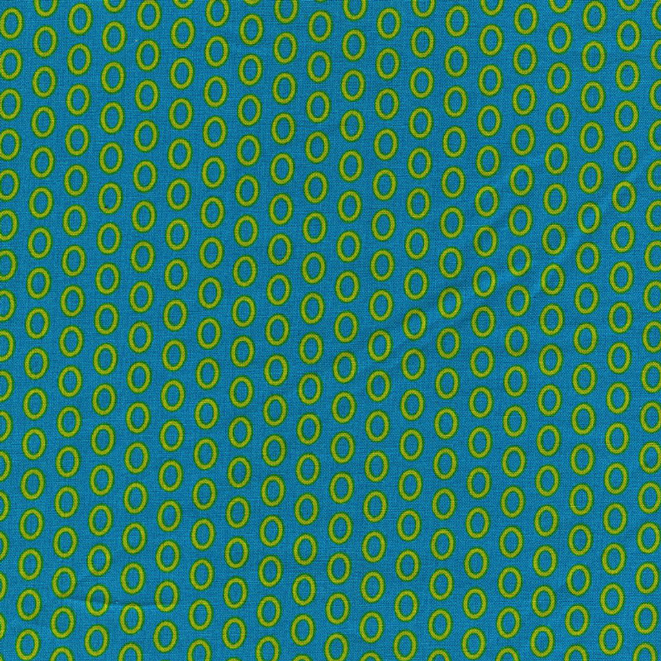Contempo Circles on Turquoise