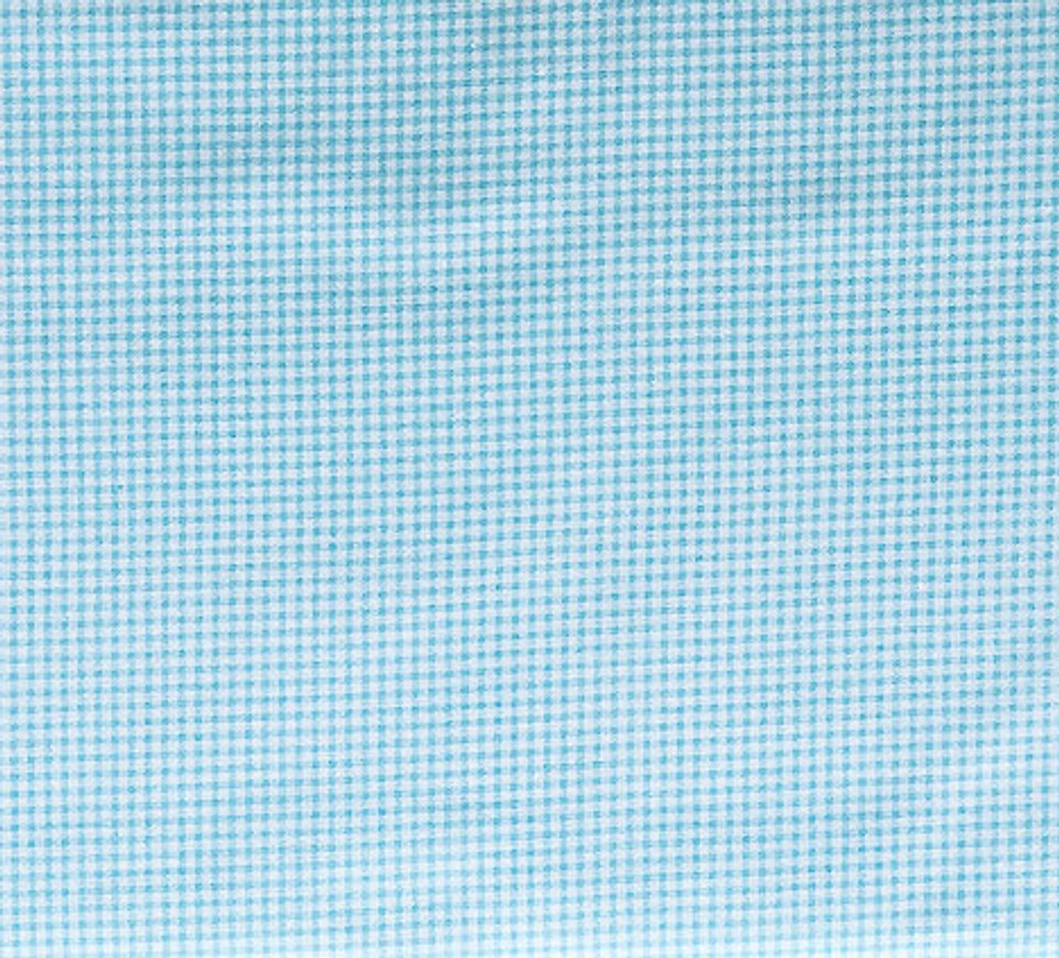Teddy Bear Turquoise Blue Baby Gingham