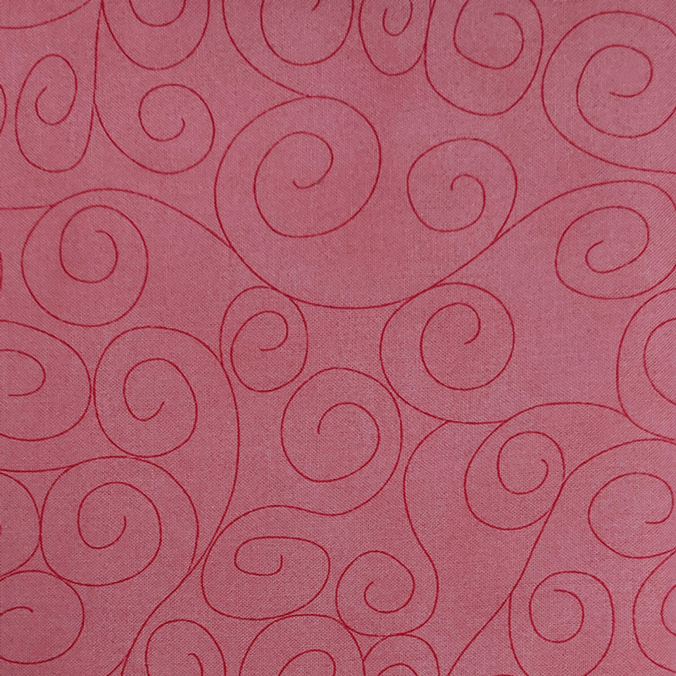 Barnyard Friends Tone-on-Tone Pink Swirls