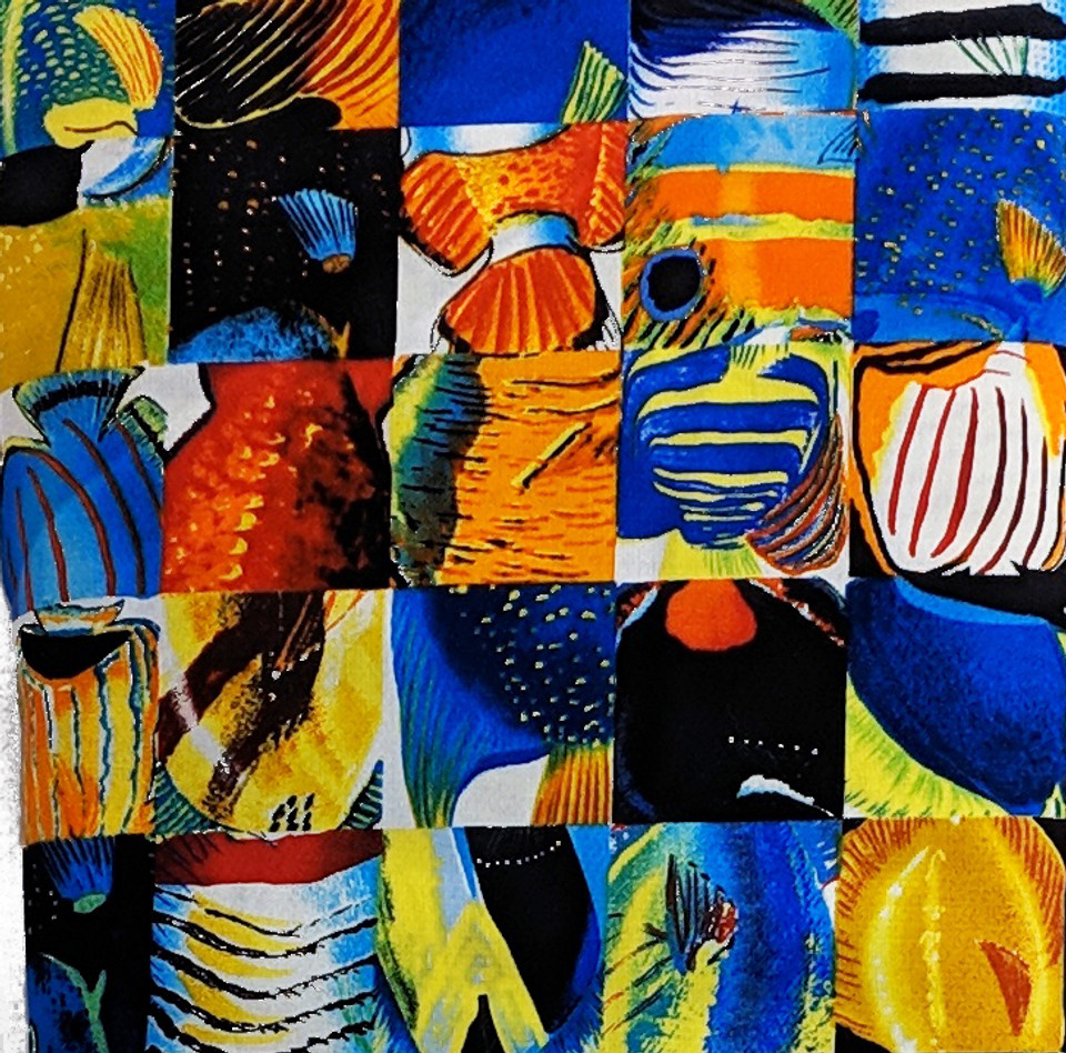 Paradise Reef Colorful Fish Blocks by Wyland, SKU# 52026-543