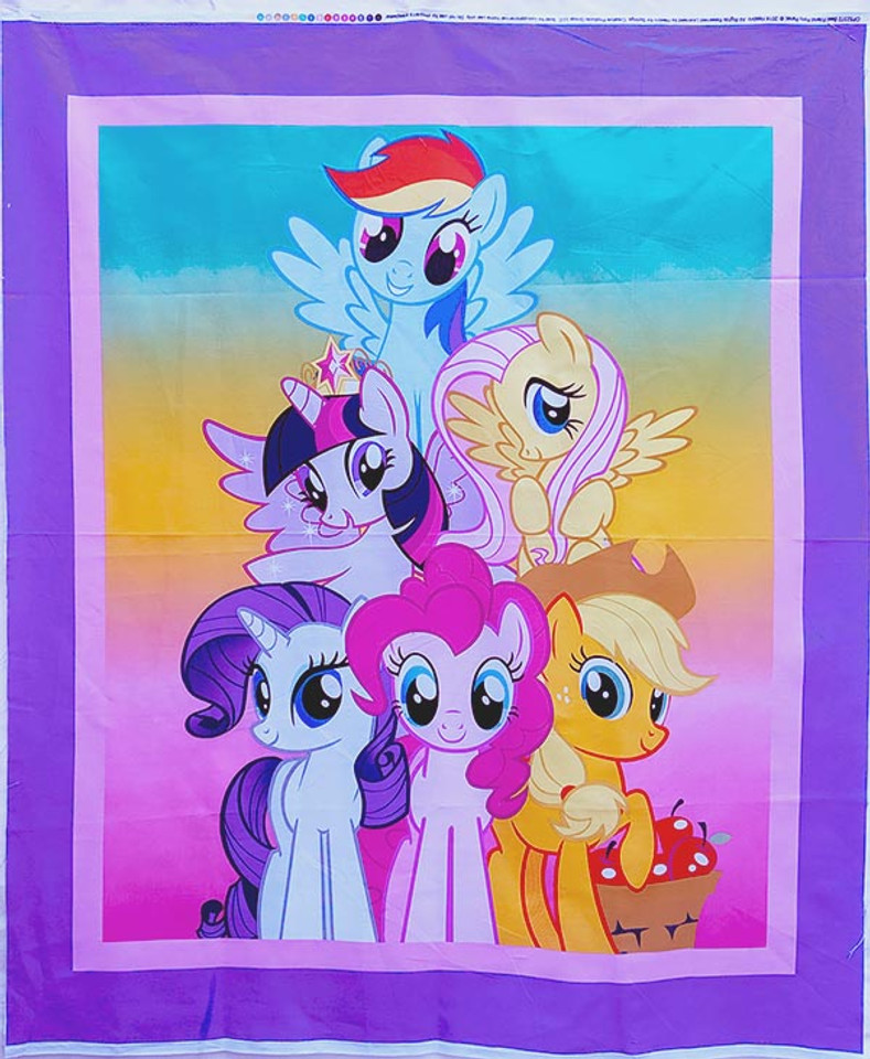 My Little Pony Best Friends Ombre Panel