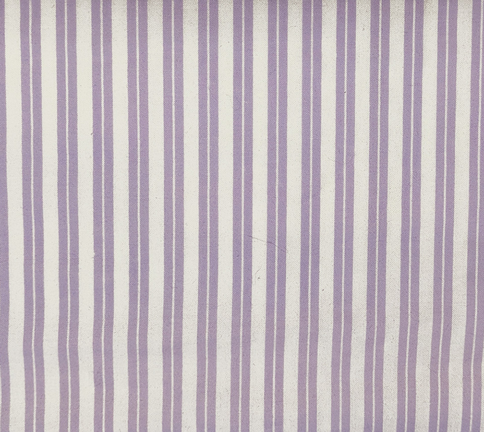 Lilac and White Baby Stripe