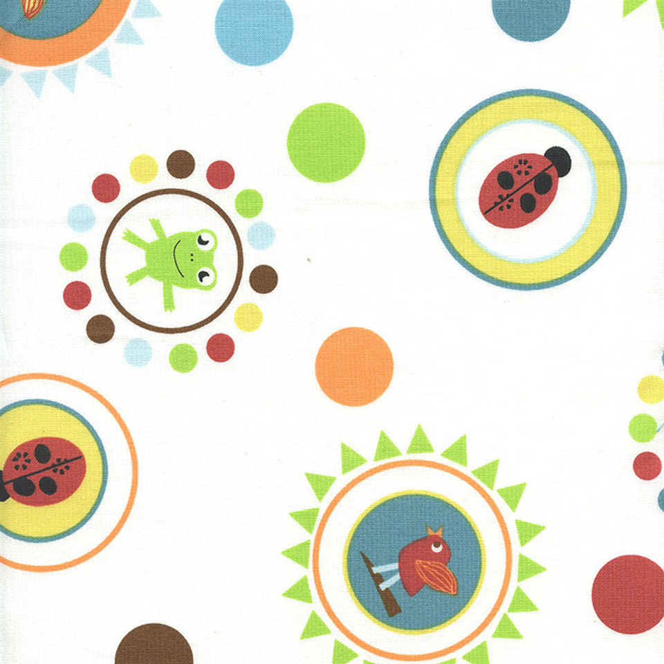 Giggle & Grow Multi Portrait Bubbles on White by Katie Hennagir for Andover Fabrics, SKU 7195-BL Giggle & Grow Multi Portrait Bubbles on White by Katie Hennagir for Andover Fabrics, SKU 7195-BL