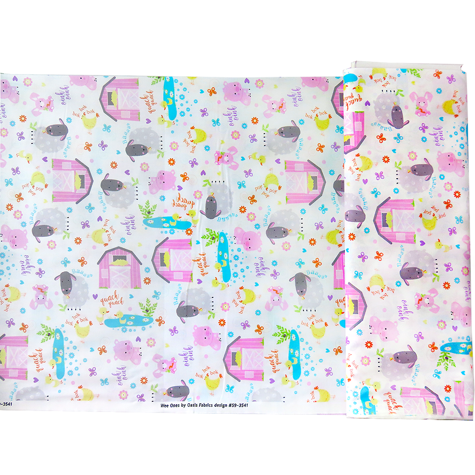 Wee One Barn Animals on White