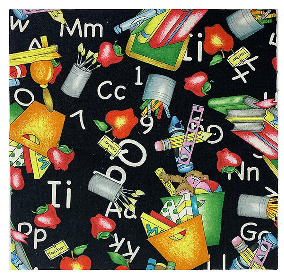 Teacher's Pet on Black - 8 1/2" Sq