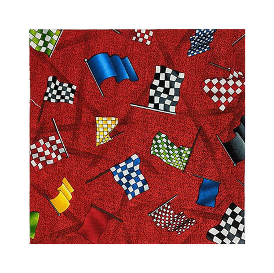 Race Day Flags Red 8 1/2" sq Race Day Flags Red 8 1/2" sq