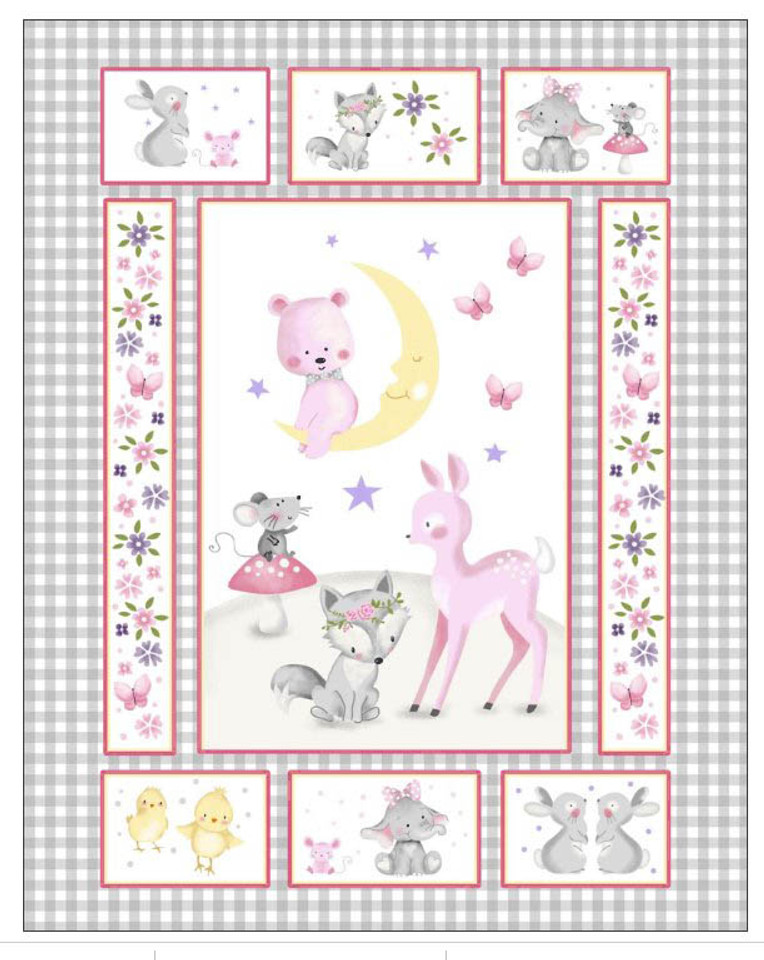 Wee Ones Baby Animals Baby Quilt Kit Wee Ones Baby Animals Baby Quilt Kit