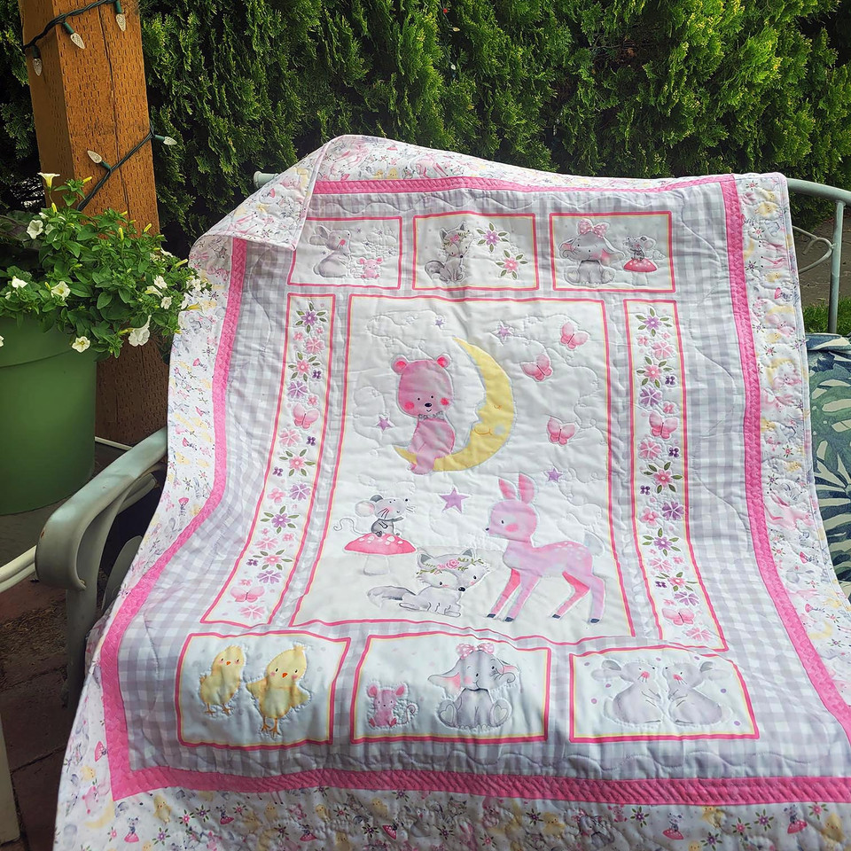 Wee Ones "Quilt Sew Easy" Baby Animals Complete Kit Wee Ones "Quilt Sew Easy" Baby Animals Complete Kit