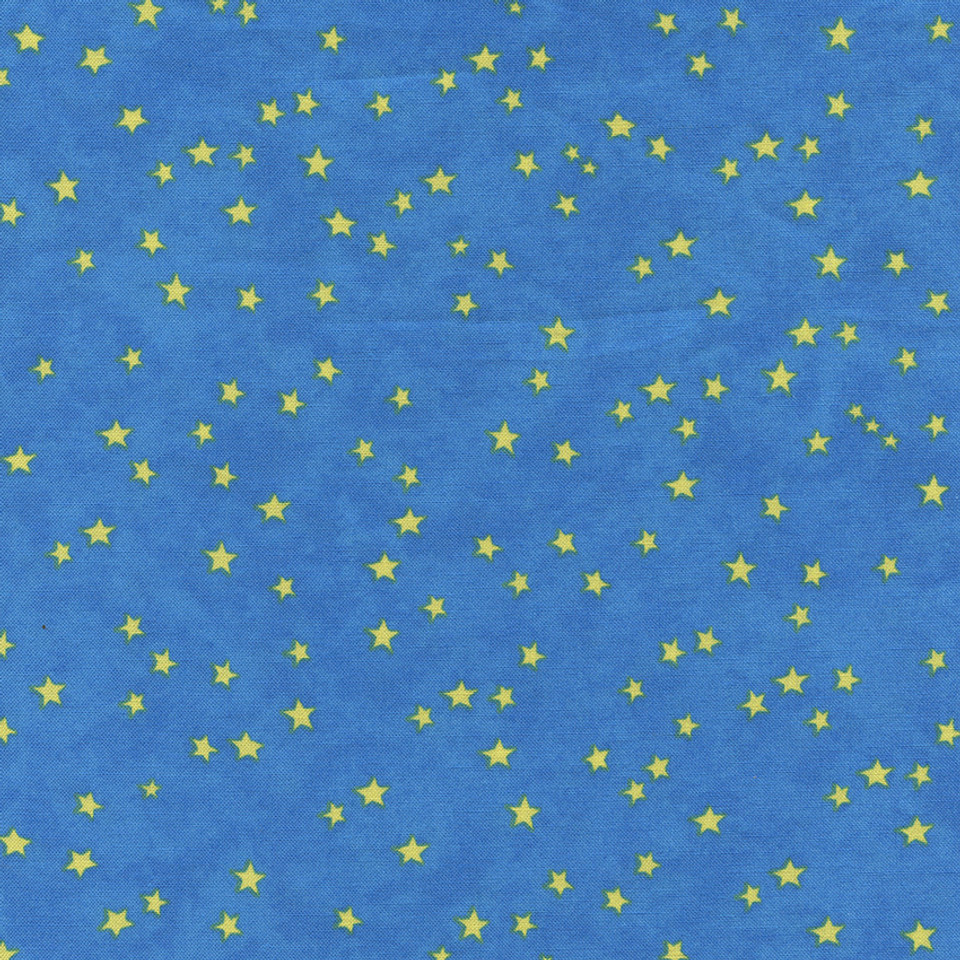 Sea of Dreams Bright Stars on Blue by South Sea Imports