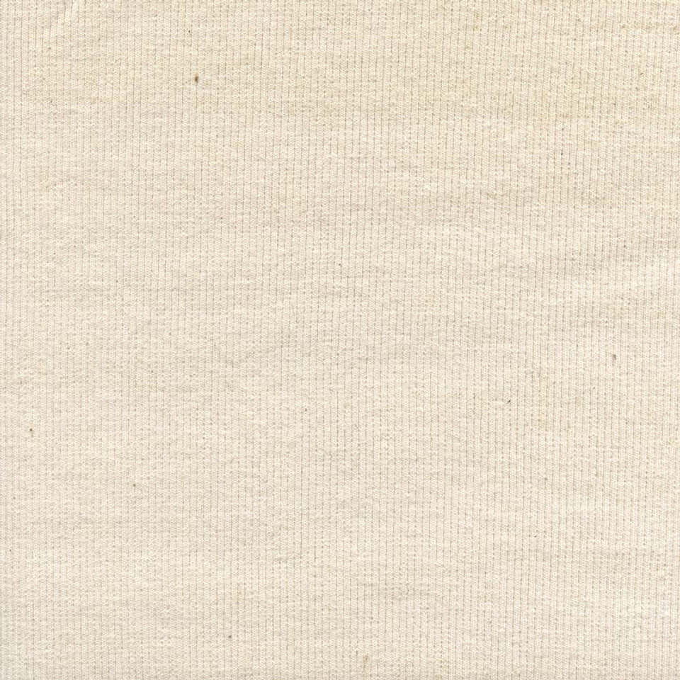 Cream Wale Knit Ribbing