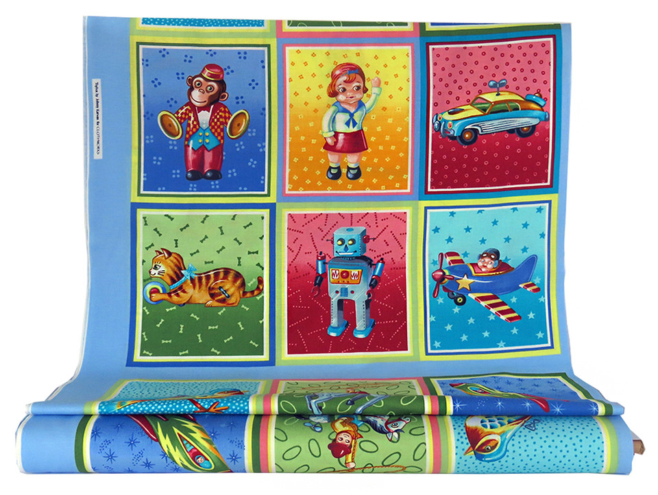 Vintage Toy Box by Johnny Carwin for Clothworks