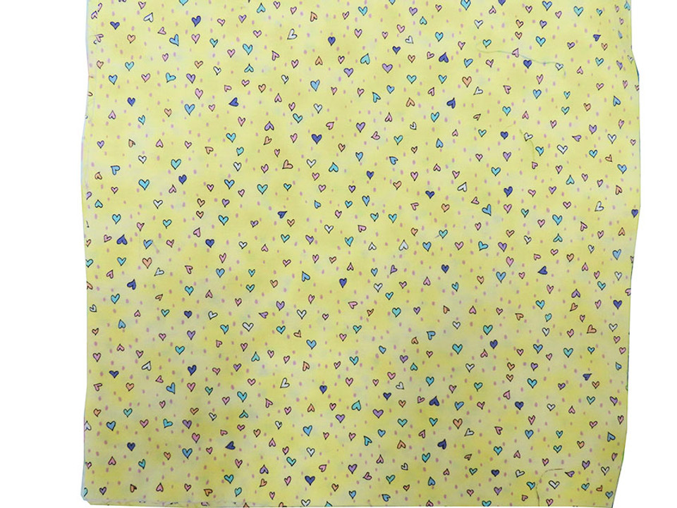 Newton Multi Hearts on Yellow - 12.5" Newton Multi Hearts on Yellow - 12.5"