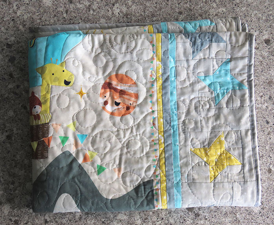 STAR BRIGHT "Let the Adventure Begin" Baby Quilt Kit