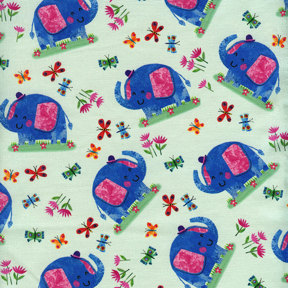 Zoo Crew Digital Elephants on Mint Zoo Crew Digital Elephants on Mint