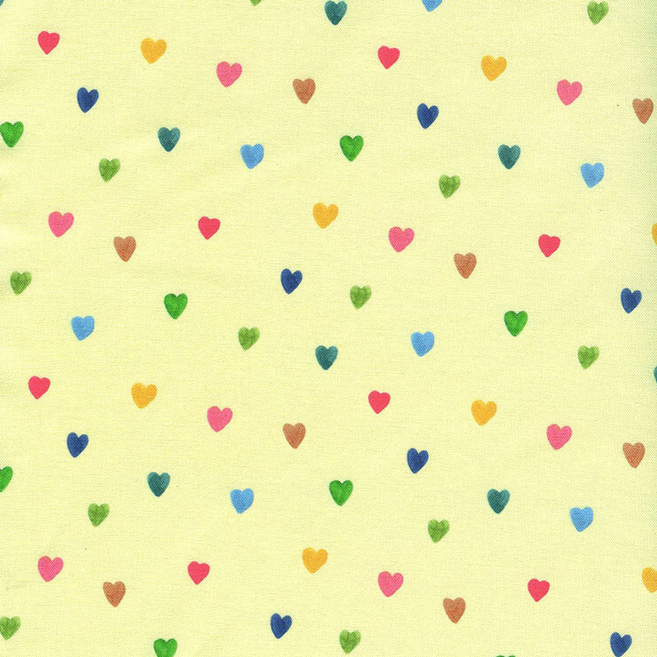 Little Love Lemon Rainbow Hearts by Wee Blue Bell