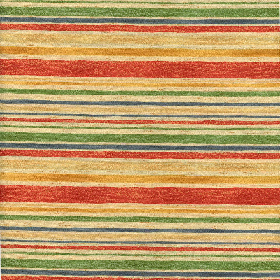 Where the Boyz Are Multi Stripe Tan by Benartex Fabrics, SKU # 2103-07