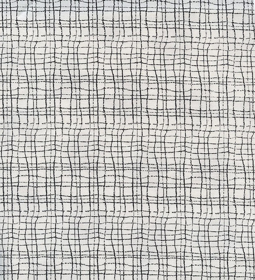 Not So Basic White and Black Grid by Avlyn Fabrics, SKU # 1906-509