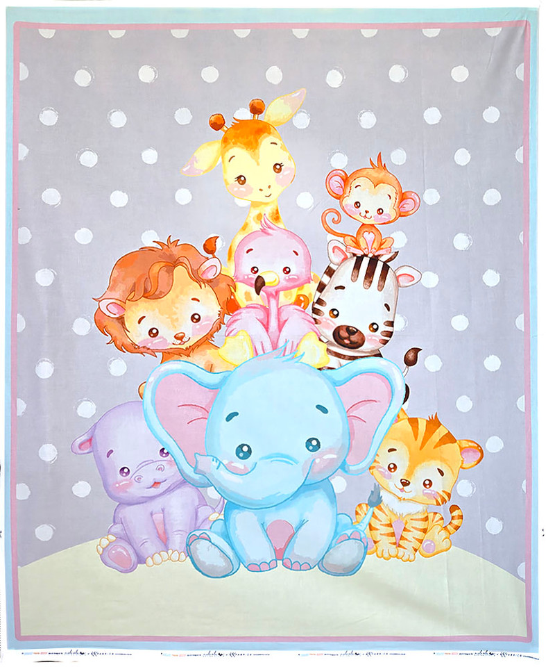 KK Fabrics Watch them Grow Baby Panel , SKU # 2041B KK Fabrics Watch them Grow Baby Panel , SKU # 2041B