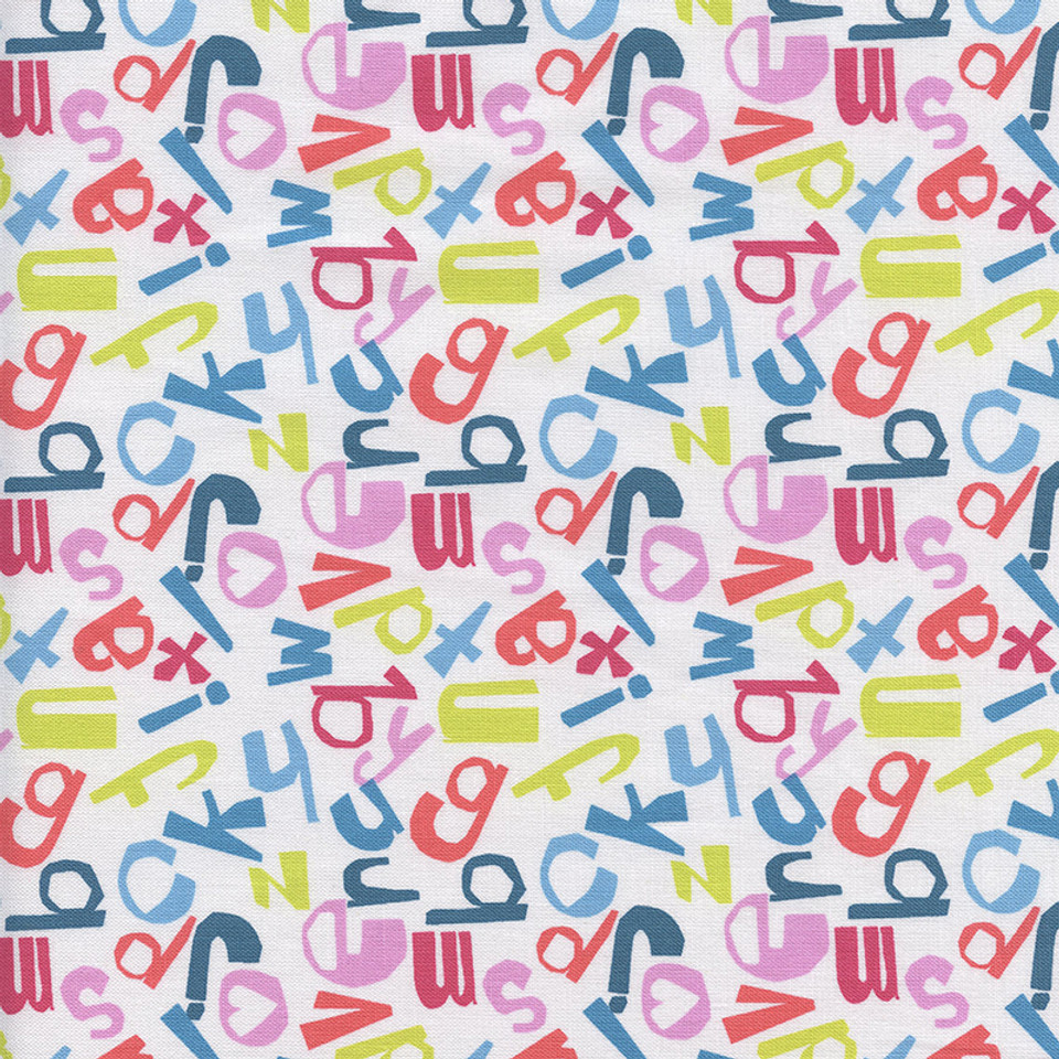 Silly Safari Multi Colored Alphabet Tossed on White Silly Safari Multi Colored Alphabet Tossed on White