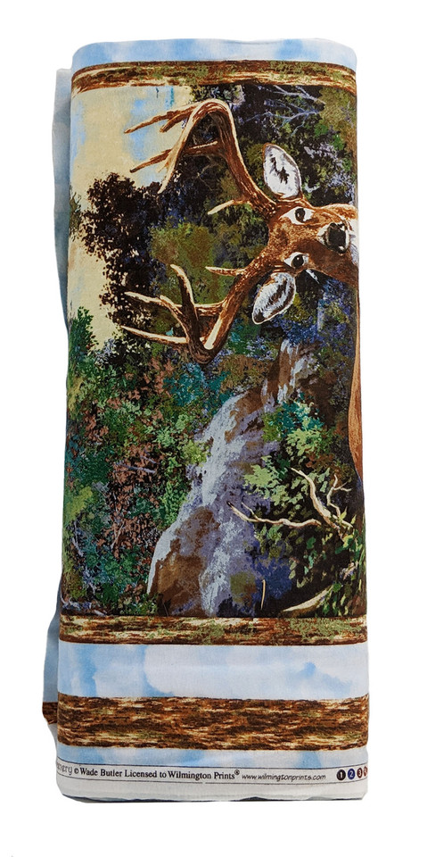 A Change of Scenery Flannel Block Panel