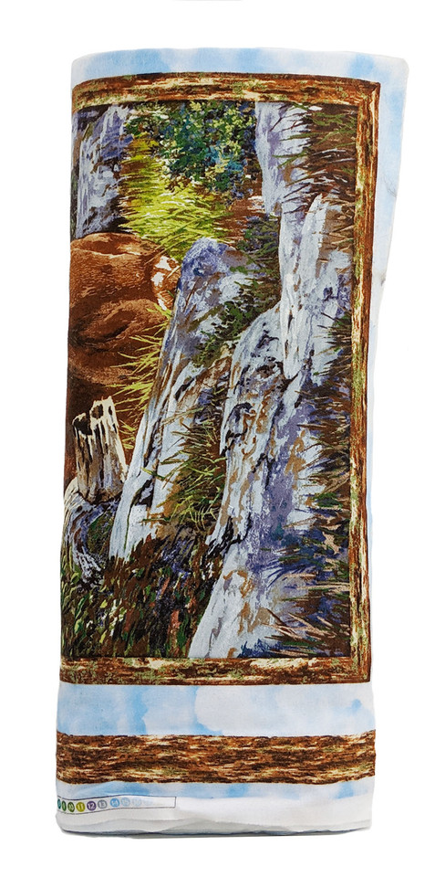 A Change of Scenery Flannel Block Panel