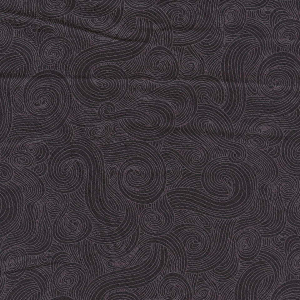 Black Tone-on-Tone Swirls