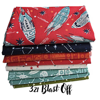 321 Blast Off by Moda Fabrics