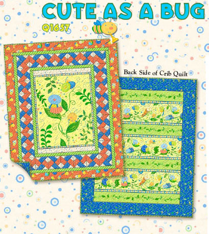Easy Cute as a Bug Baby Quilt Pattern 