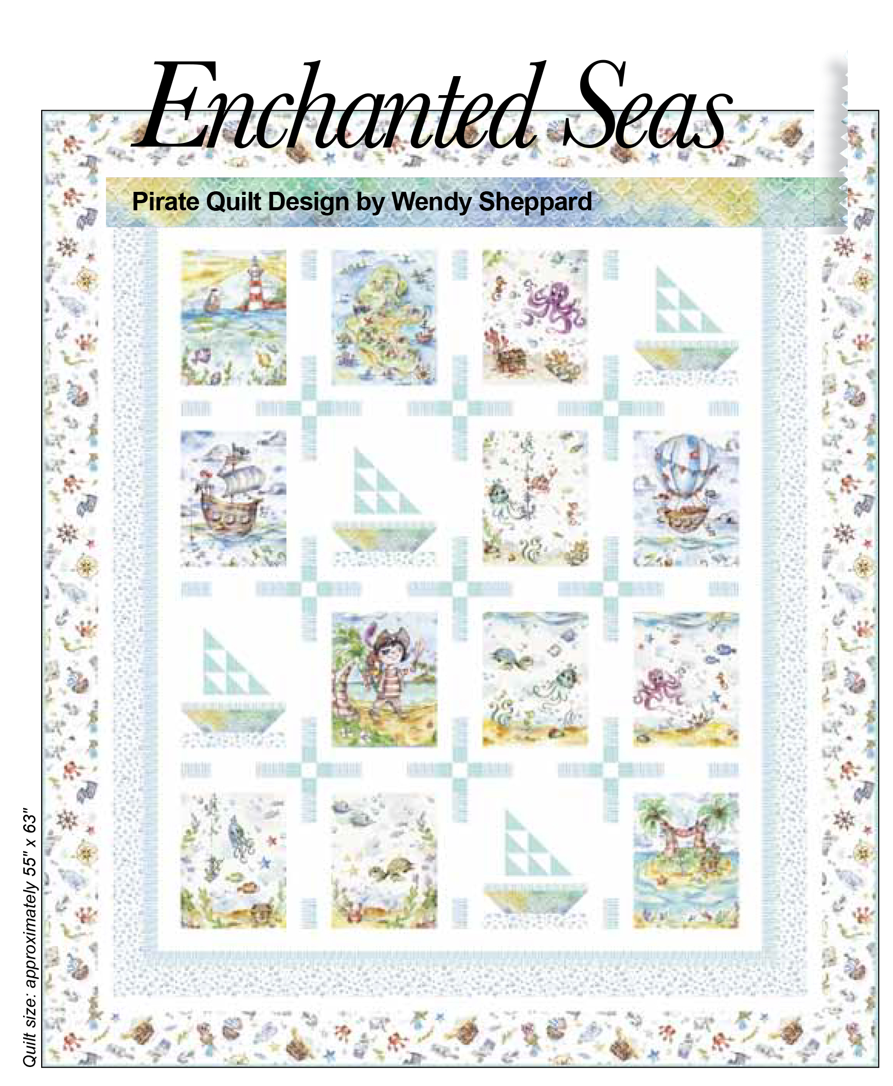 Enchanted Seas Pirate Quilt Pattern