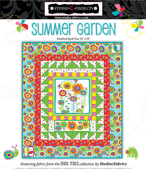 Snail Trails Summer Garden Quilt Pattern