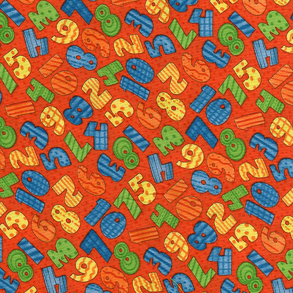 Kitty Capers Numbers Tossed on Orange