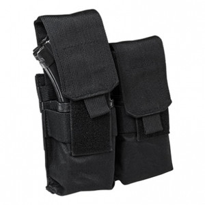 VISM AR15/AK Quad Magazine MOLLE Pouch-Black VISM AR15/AK Quad Magazine MOLLE Pouch-Black
