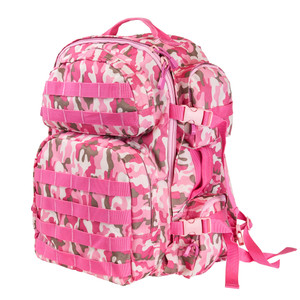 NcSTAR Heavy Duty PALS Utility Camping Hiking Tactical Backpack- Pink Camo NcSTAR Heavy Duty PALS Utility Camping Hiking Tactical Backpack- Pink Camo