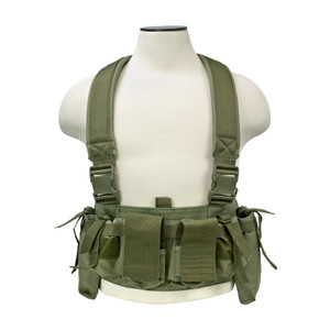 NcSTAR Ultimte Chest Rig w/ Mag Pouches-Green NcSTAR Ultimte Chest Rig w/ Mag Pouches-Green