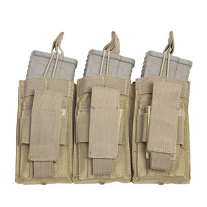 NcSTAR Triple AR/Pistol Mag Pouch-Tan NcSTAR Triple AR/Pistol Mag Pouch-Tan