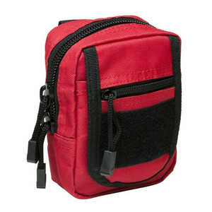 VISM Accessory Tactical Modular MOLLE Small Utility Pouch- Red VISM Accessory Tactical Modular MOLLE Small Utility Pouch- Red