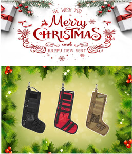 VISM Military Tactical MOLLE Holiday Christmas Stocking w/ Handle VISM Military Tactical MOLLE Holiday Christmas Stocking w/ Handle